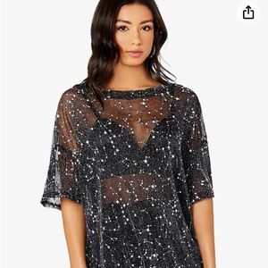 #Eras Movie outfit! Never worn black mesh with stars